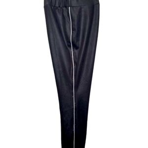 NWT Brand New Black Pants w/Black & White Trim Size 26-28 (4X)